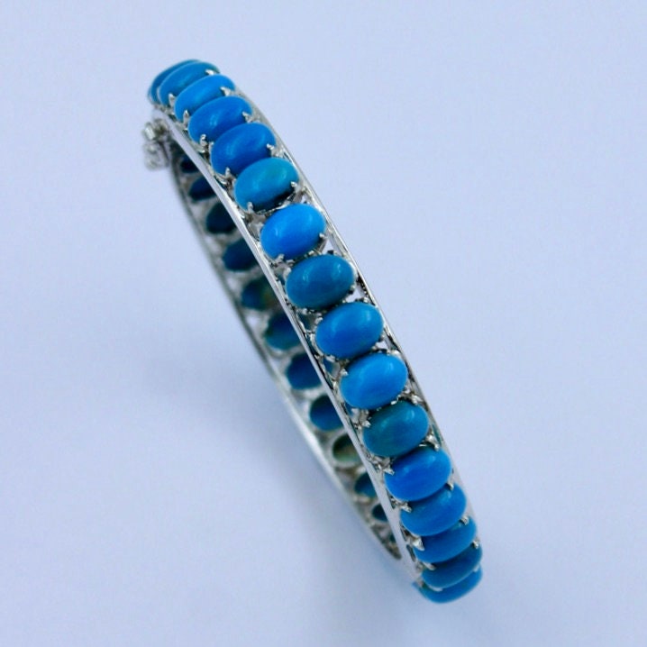 Aesthetic Handmade Natural Turquoise Bracelet