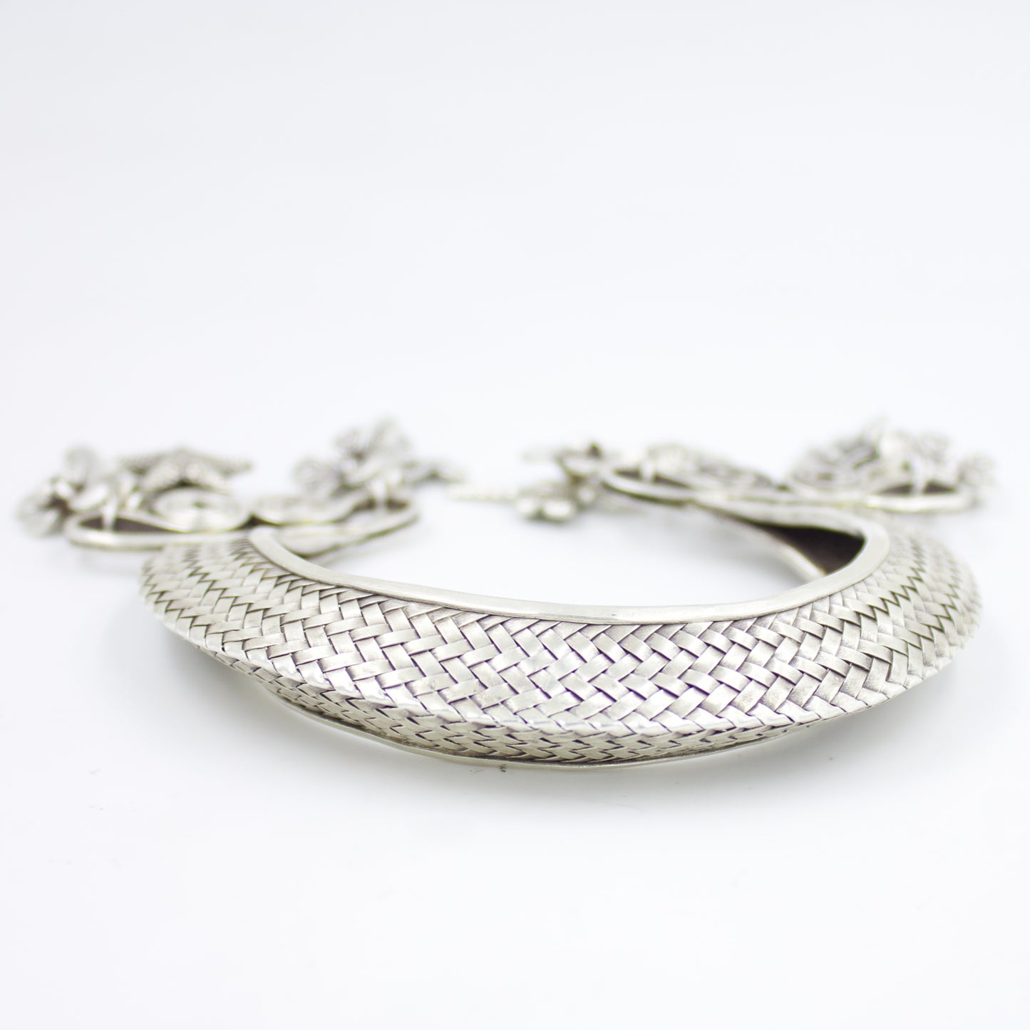 Indonesian Hand-woven Timeless Charm Bracelet in Sterling Silver