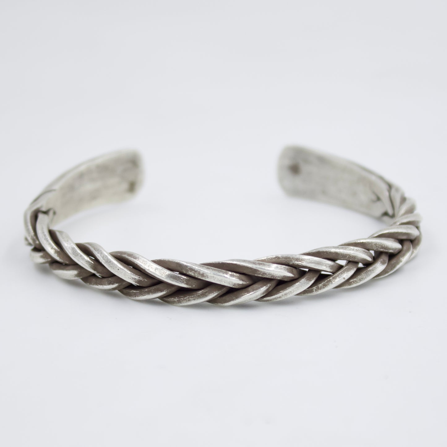 Indonesian Unisex Cuff Bracelet in Sterling Silver