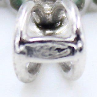 Elegant 7.28 TCW Natural Emerald & Diamond Statement Pendant in 18K White Gold